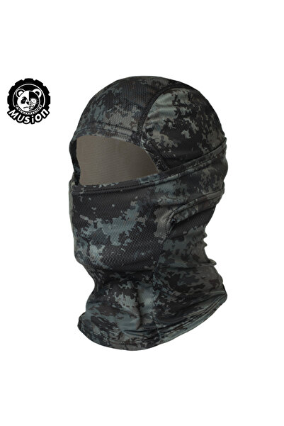 Choice قناع كامل للوجه لركوب الدراجات من Black Tie Dye Musion للحماية من الشمس والدراجات النارية وقناع مضاد للغبار وسارونج موكا