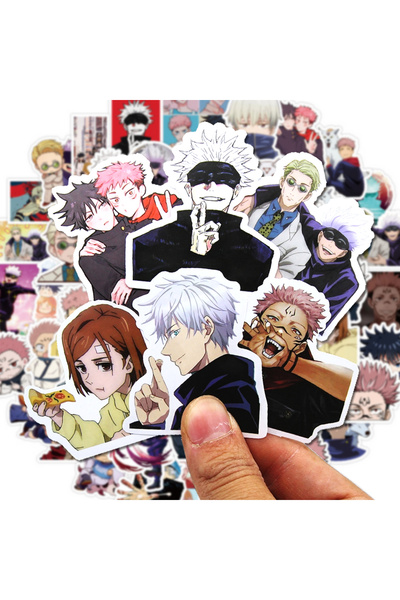 choice2 3 packs(180pcs) 30/60/180pcs Cool Anime Jujutsu Kaisen Stickers Satoru Gojo Decals Skateboard Laptop