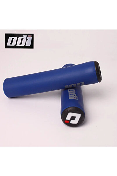 Choice غطاء مقود دراجة ODI-2 أزرق من قطعتين من السيليكون لمقبض دراجة ODI MTB ...