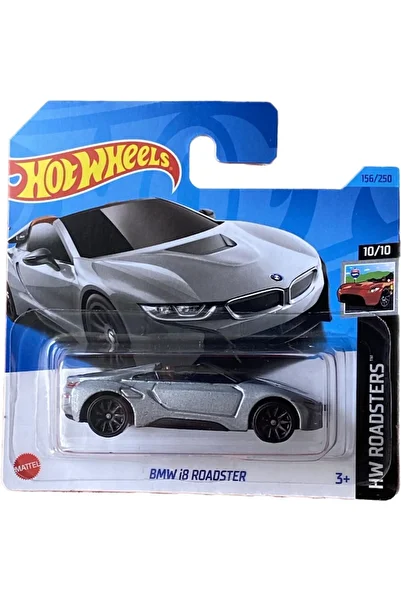 HOT WHEELS Masinuta Hot Wheels, BMW i8 Roadster, Gri Metalizat, 1:64