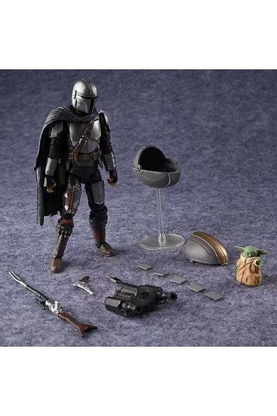 Funko about 20cm Manda lorian Legends Series The Manda lorian DIN DJARIN & The Child Baby Yoda Action Figu