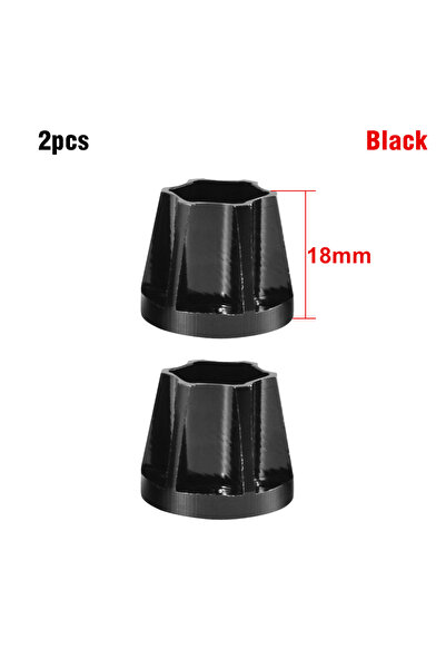 Choice7 Black 18mm 2pcs 9IMOD Wheel Hex Hubs Extension Combiner 6/9/12/15/18/...