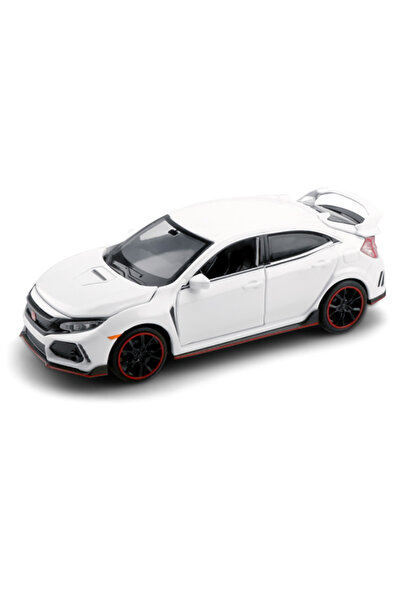 Choice1 نموذج سيارة من سبائك معدنية من نوع TYPE-R أبيض بمقياس 1/32 لعبة مع صو...