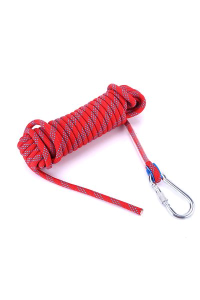 Choice 10m 10mm Heavy Duty Paracord Panchute Corad Lanyard with Carabiner Climbing Rope Accessory