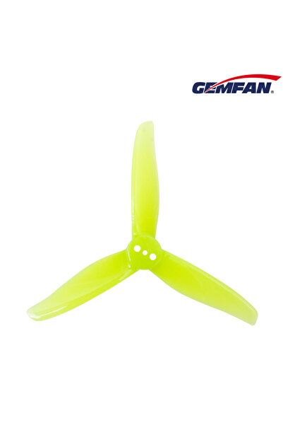 Choice مروحة Gemfan 3016 صفراء مقاس 3 بوصات و3 شفرات من البلاستيك مقاس 1.5 مم...