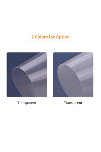 Choice Translucent 50Pcs Shrink Films Kit Shrinky Art Film Paper Heat-Shrink Sheets for DIY Craft Ornaments