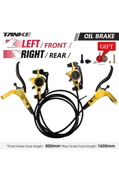 Choice مجموعة فرامل قرص هيدروليكية للدراجات الجبلية من Golden-LFRR TANKE مقاس...