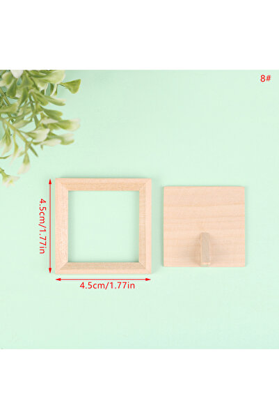 Choice إطار صورة خشبي مصغر لبيت الدمية مقاس 1/12 قطعة، ملحقات نموذج محاكاة لب...
