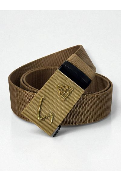 Gesa Men's Non-Perforated Automatic Buckle Adjustable Imported Belt