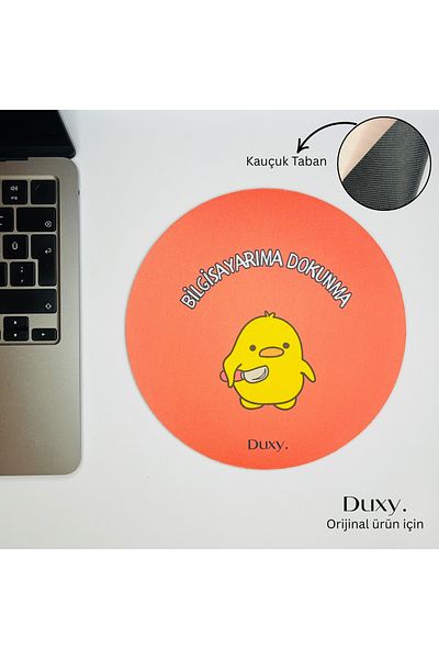 Duxy Cute Chick Mouse Pad, 21X17 Cm, Rubber Non-Slip Base, Comfortable and Soft for Home, Office and Gaming