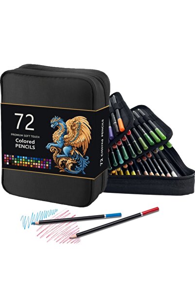 Choice مجموعة أقلام الرصاص الملونة E 72/120/180/260 - أقلام رصاص مائية نابضة ...