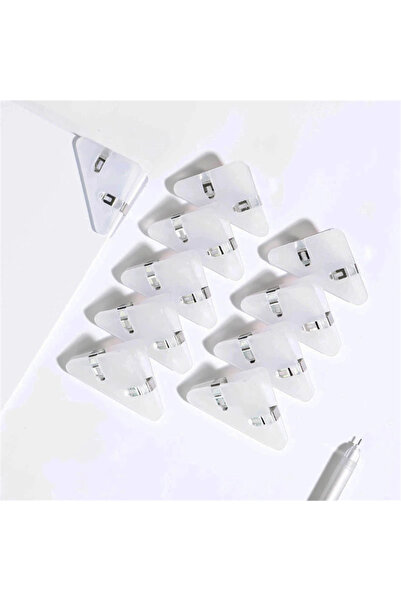 Choice 10PCS-White 10pcs Multi Color Triangular Corner Clip Multifunctional S...