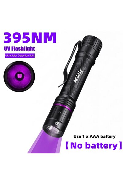 Choice مصباح يدوي صغير بالأشعة فوق البنفسجية أسود P65-395nm، 365nm/395nm LED،...