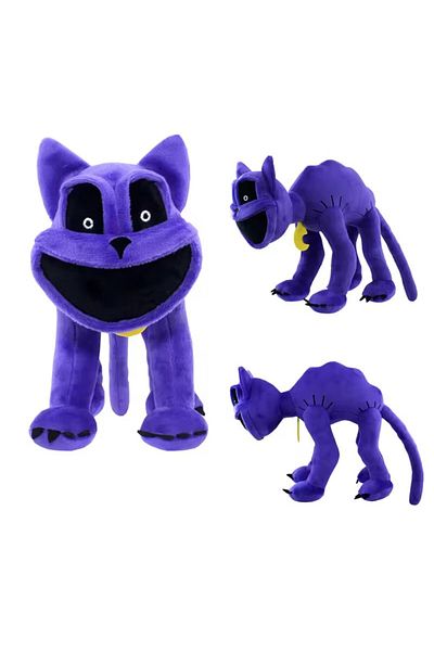 Choice أحدث دمية قطيفة على شكل قفزة قطط من Smiling Critters مقاس 20 سم، دمية قطط على شكل قفزة قطط من Bearhug Plushie Catnap، زينة دمية قطط من Kawa