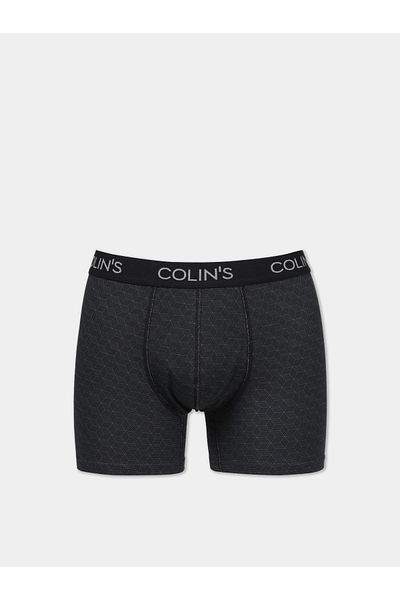 Colin's Boxeri gri pentru bărbați cu imprimeu modern