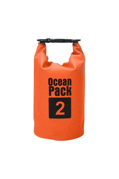 MOJOYCE Orange 2L 2L/3L/5L/10L Waterproof Dry Bag Pack Sack Swimming Rafting Kayaking River Trekking Floatin