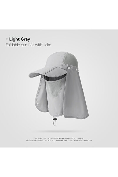 Choice Gray GTUBIKE Fishing Cap Windproof And Face-protecting Hat Outdoor Spo...