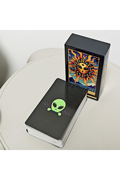 Choice بطاقات التارو الغريبة 10.3*6 سم 78 قطعة من بطاقات التارو مبنية على نظا...