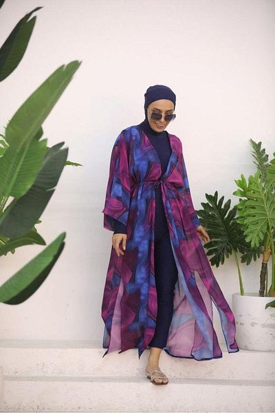 NS TASARIM MAYO Blackberry Pattern Pareo