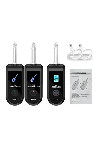 Choice SSL-2B 2.4G Wireless Guitar System Built-in Rechargeable Lithium Battery Wireless Guitar Transmitter