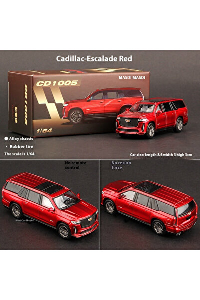 Choice1 Escalade red Escalade Chevrolet Saboban 1:64 Alloy Vehicle Die-cast Metal Mixed Color Other Metal Mi