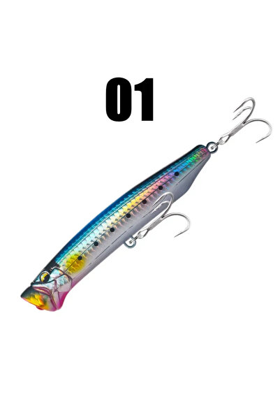 Choice 120 مم 29.5 جم 01 GREENSPIDER طُعم صيد سمك عائم على سطح الماء رفيع بوب...