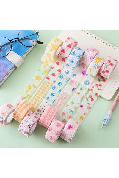 Choice 12pcs random Color 12/20/30pcs Colorful Non-Woven Elastic Self-Adhesive Finger Protection Tapes for