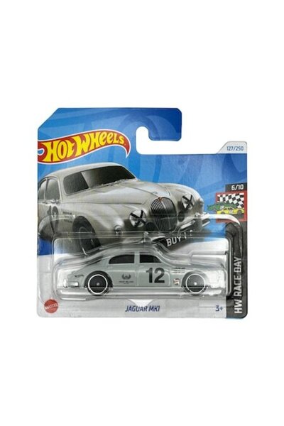 HOT WHEELS Masinuta Hot Wheels Jaguar MK1, gri, 1:64