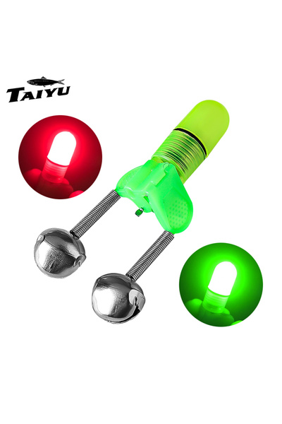 Choice 5 قطع من TAIYU 5 قطع جرس متوهج كهربائي؛ جرس صنارة صيد ضوء ليلي؛ إنذار ...