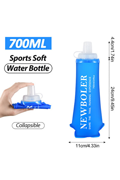 Choice 700ML NEWBOLER 300/500/700ML Water Bottle TPU Folding Soft Bottle Outd...