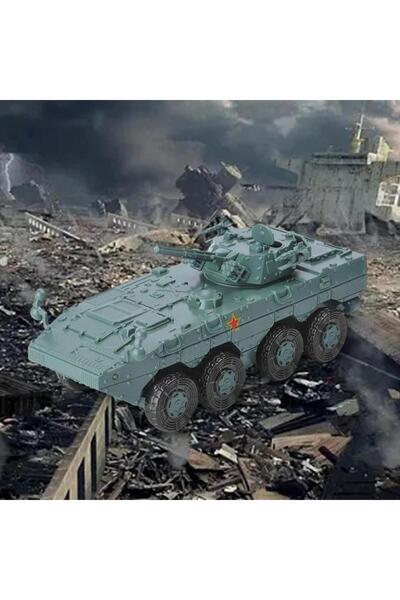 Choice1 Light Blue 1/72 Armored Tank Model DIY Assembling Puzzles Building Mo...