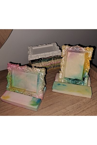 H.RoseButik Table Frame Picture Blank Screen Asorti with Mounting Foot