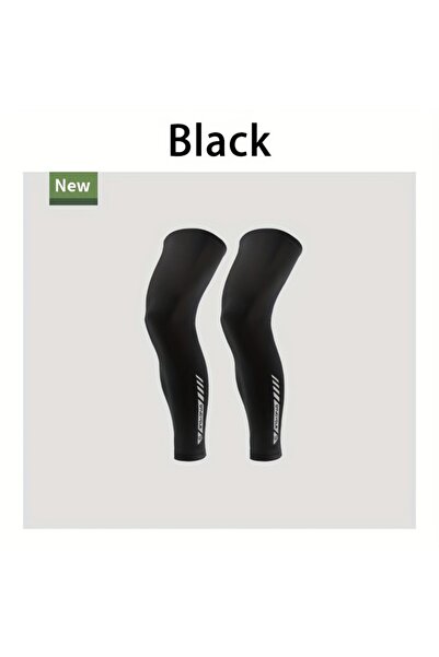 Choice large 2206-black Summer Outdoor Cycling Leg Sleeves, Breathable and Qu...