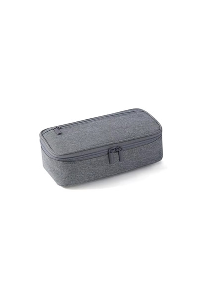Choice Grey 1pcs Portable Pencil Case, Large Capacity Pencil Case Stationery ...