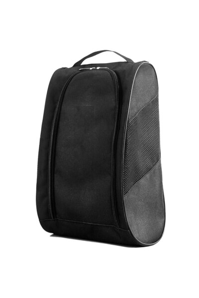 Choice حقيبة حذاء كرة قدم محمولة باللون الأسود، حقيبة حذاء جولف وكرة القدم وك...