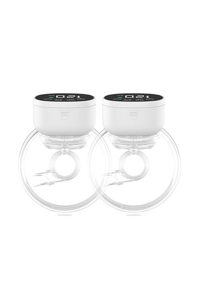 Choice Black 2PCS Bilateral Hands-free Wearable Breast Pump Electric Fully Automatic Integrated Breast Pump