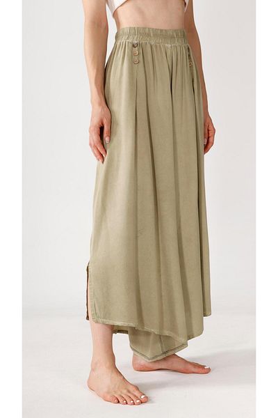 shE tekstil Linen Shalwar Skirt