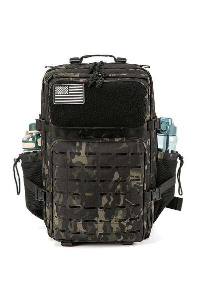Choice 2.0 Black Camo 45L Tactical Backpack for Men and Women Outdoor camping equipment back pack Hiking Su