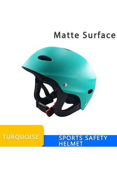 Choice Turquoise Matte 15 Color Certification Water Sport Helmet Kayak Rafting Skateboard Water Sailing Wad