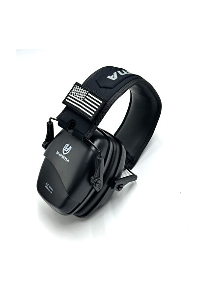 Choice واقي أذن تكتيكي أسود من YHKEMA لحماية الأذن وحماية السمع واقٍ سلبي للأ...