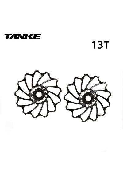 Choice أسود 13T 2 قطعة TANKE دراجة جبلية خلفي Derailleur عجلة جوكي بكرة محمل سيراميك AL7075 CNC Road