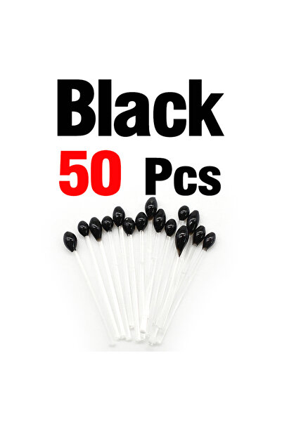 Choice 50 قطعة من عيون السلطعون والروبيان السوداء، مواد ربط الذباب، عيون الطُ...