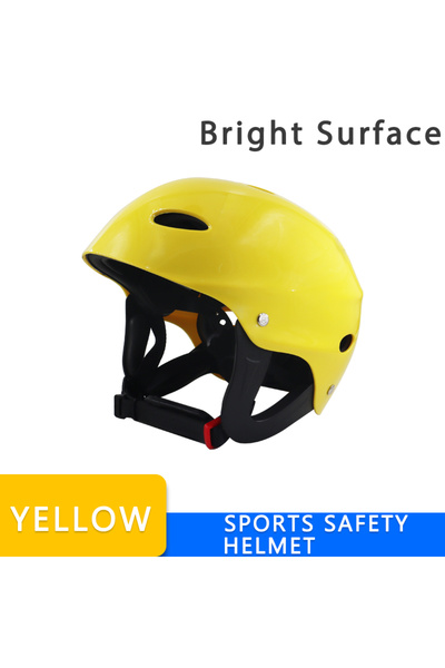 Choice خوذة رياضية مائية معتمدة باللون الأصفر بـ 15 لونًا، قوارب الكاياك، الت...