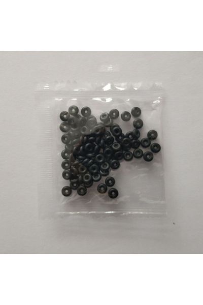 Choice 1 100pcs Rubber Carp Fishing Round Rig Ring Pesca Fishing Terminal Tackle Swivel O-Ring For Wacky R.