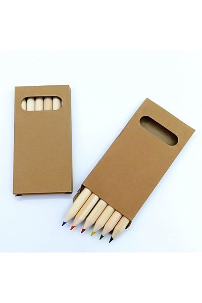 Choice 10packs 60pcs 3.5 inches short 6 colors pencils ,drawing coloring pencils Set for Kid art Painting