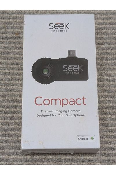 Seek Thermal كاميرا تصوير حراري مدمجة متعددة الأغراض لأجهزة Android MicroUSB، لون أسود (UW-AAA)