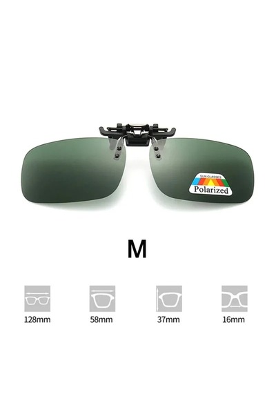 Choice Green M x1Pc Polarized Clip Sunglasses Myopia Glasses Clip Driver Fish...