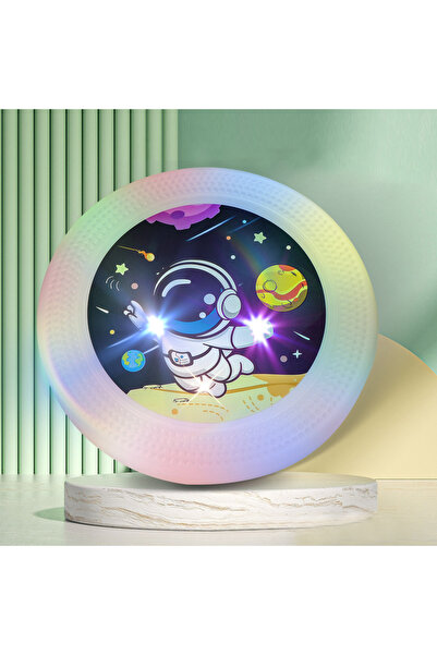 Choice لعبة أطفال خارجية على شكل صحن طائر LED من السيليكون لتدريب الوالدين والطفل على شكل UFO.