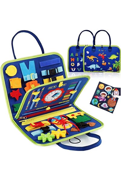 Choice1 ألعاب مونتيسوري بلو بيزي بورد للأطفال الصغار، لعبة حسية تعليمية لمرحل...