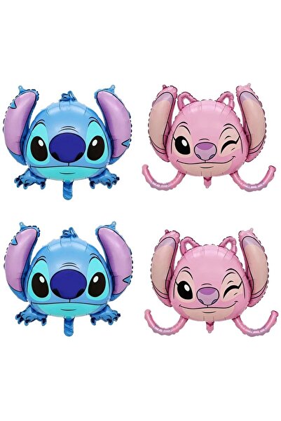 Choice كما في الصورة مزيج 4 قطع 1/4 قطعة مجموعة بالونات ليلو وستيتش ستيتش من ...